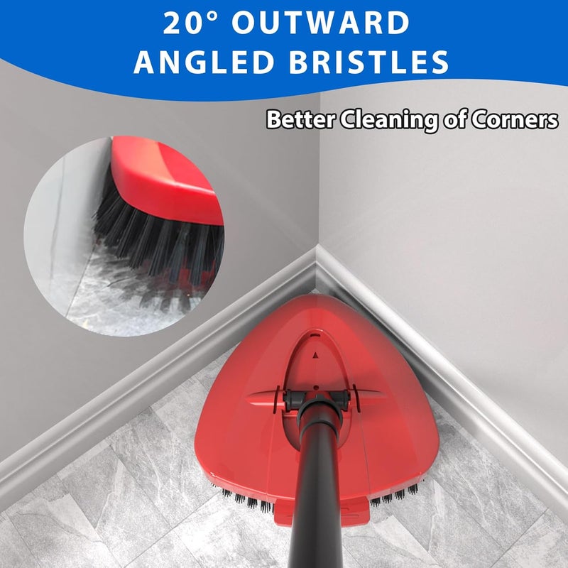 SuperAbound Upgraded Spin Mop Replacement Scrub Brush Heads Compatible with Ocedar EasyWring 1 Tank,Full Bristle Scrubber Replace Great for Kitchen, Bathroom, Pools,Deck Hard Floor Cleaning - Image 3